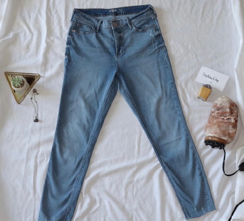 Old Navy Custom Sewn Bandana Back Pocket Jeans Etsy