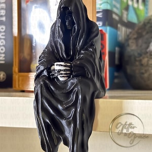 3D Printed Sitting Grim Reaper Figurine