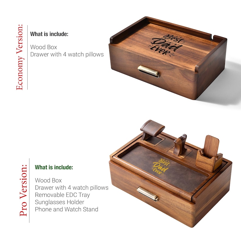 a wooden box with writing on it