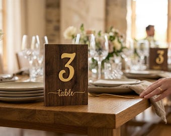 Custom Baby Shower Table Number Decor Neutral Acrylic Wood Block Safari Seating Sign New Mom From Sister Celebration Gift