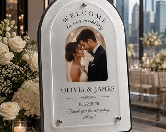 Silver engagement decor welcome sign photo frame and text acrylic board engagement celebration decor party essentials proposal party sign