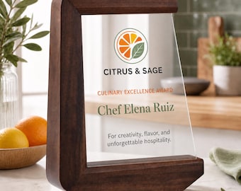 Chef trophy baking award cooking gift for chef culinary gift for restaurant owner gift for cooks award personalized gift for grandpa grandma