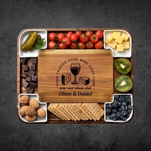 Das ultimative Game Night Charcuterie Set Personalisierte Käsebrett für Karten- und Brettspielbegeisterte