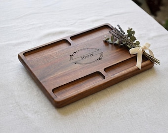 Personalized charcuterie board fathers day gift engraved wood cutting serving tray bbq snack board from daughter to dad kitchen use