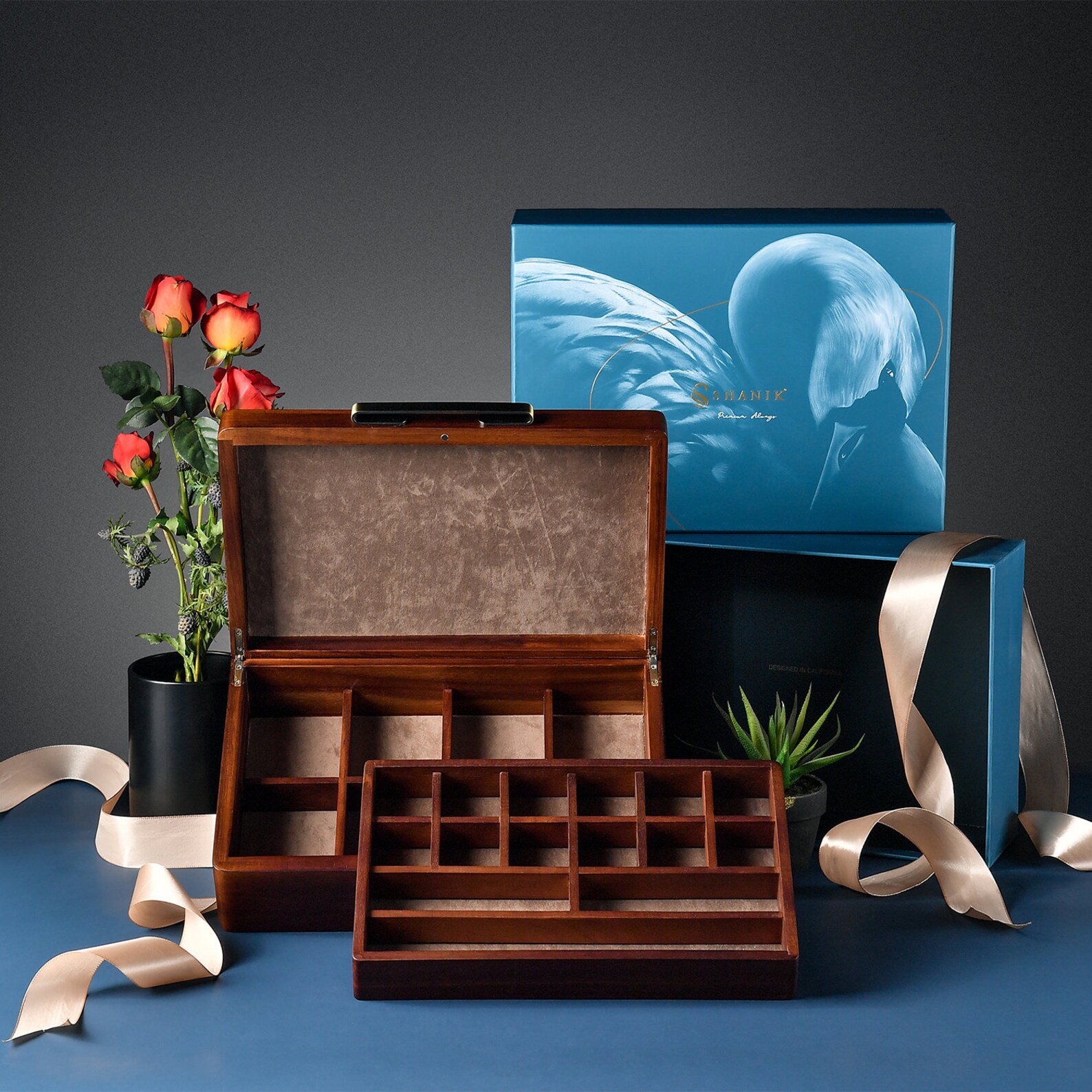 Wooden Jewelry Box Jewelry Organizer for Women Girls Men Etsy Canada