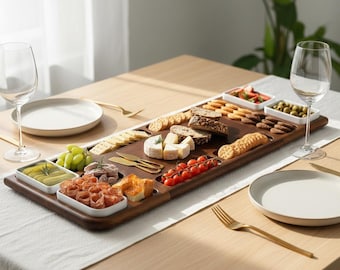 Engraved Charcuterie Board for Wedding Personalized Home Gift Extra Large Cheese Board Gift for Couple Wedding Anniversary Serving Board