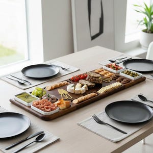 Engraved cheese board large wedding gift platter wooden charcuterie board display unique housewarming gift board for new couple