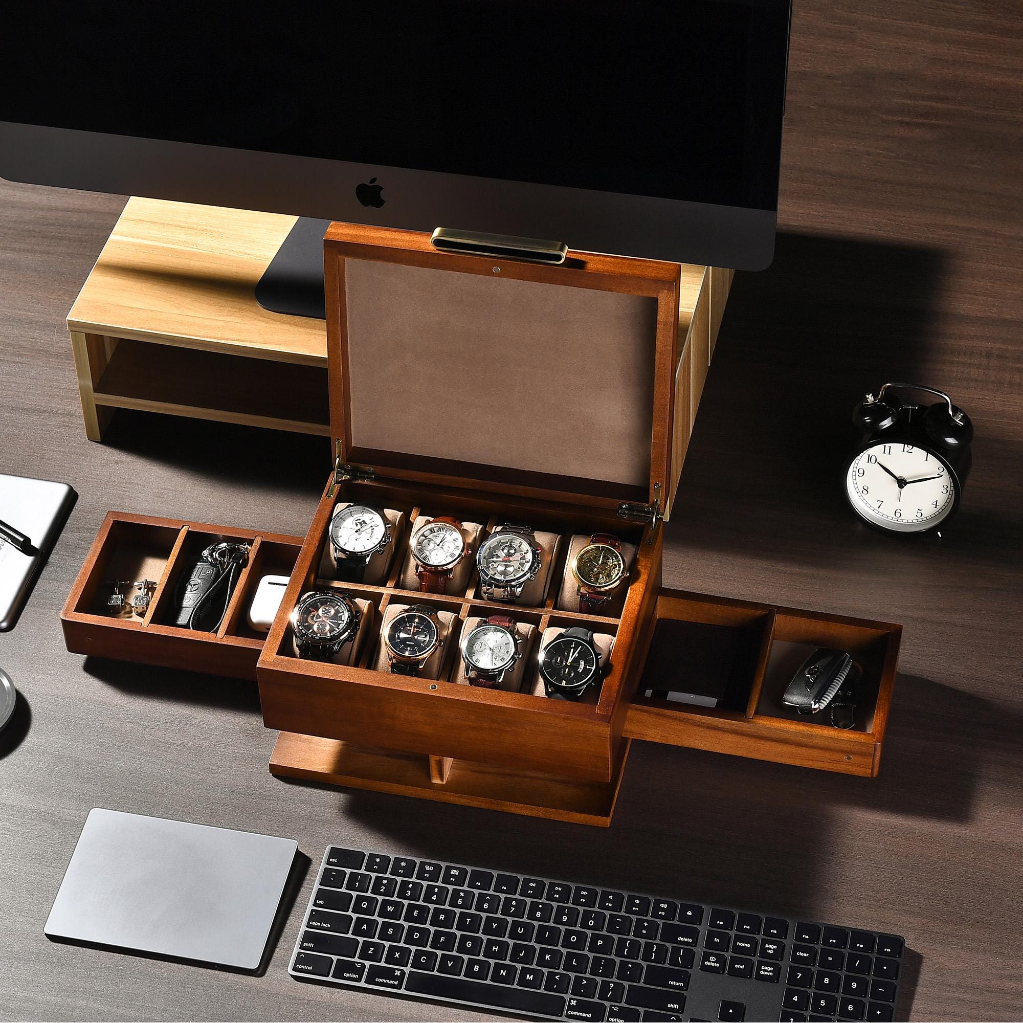 Mens watch caddy outlet