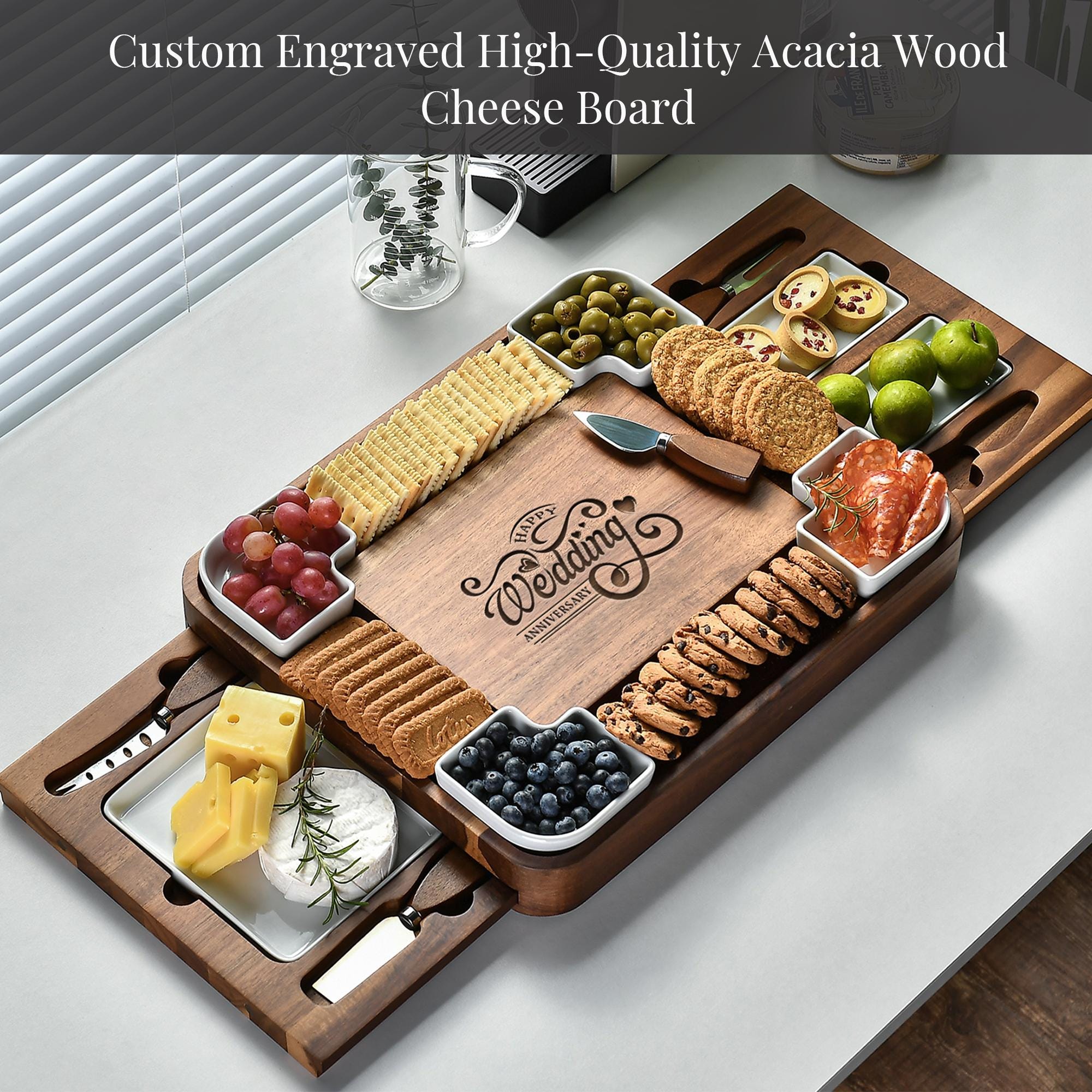 Butterfly Cheeseboard Set Multisectional Serving Tray With Custom