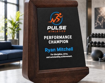 Custom trophy appreciation award dedication plaque for employee honorary plaque team appreciation gift first place trophy sport gift idea