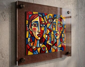 Creative framing ideas for wall decor photo frame exhibition hanging on wall art double layer acrylic floating frame gallery wall display