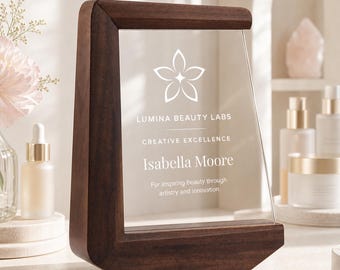 Employee Recognition Trophy Office Gift Personalized Achievement Award Employee of the Month and Corporate Trophy Award Business Gift