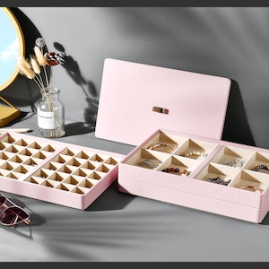 Organizador De Joyas De 1 Pieza, Joyero De Madera, Caja De Almacenamiento  De Joyas De Mano, Caja De Almacenamiento De Joyas Simple Y De Gran Capacidad