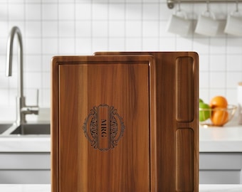 New business owner gift personalized cutting board gift for family engraved monogram anniversary gift custom cutting board for couple gift