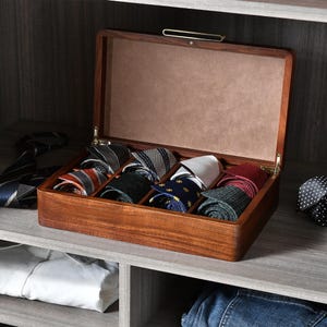 Schmuckschatulle aus Holz, personalisierter bedruckbarer Schmuck-Organizer für Frauen, Mädchen, Männer,