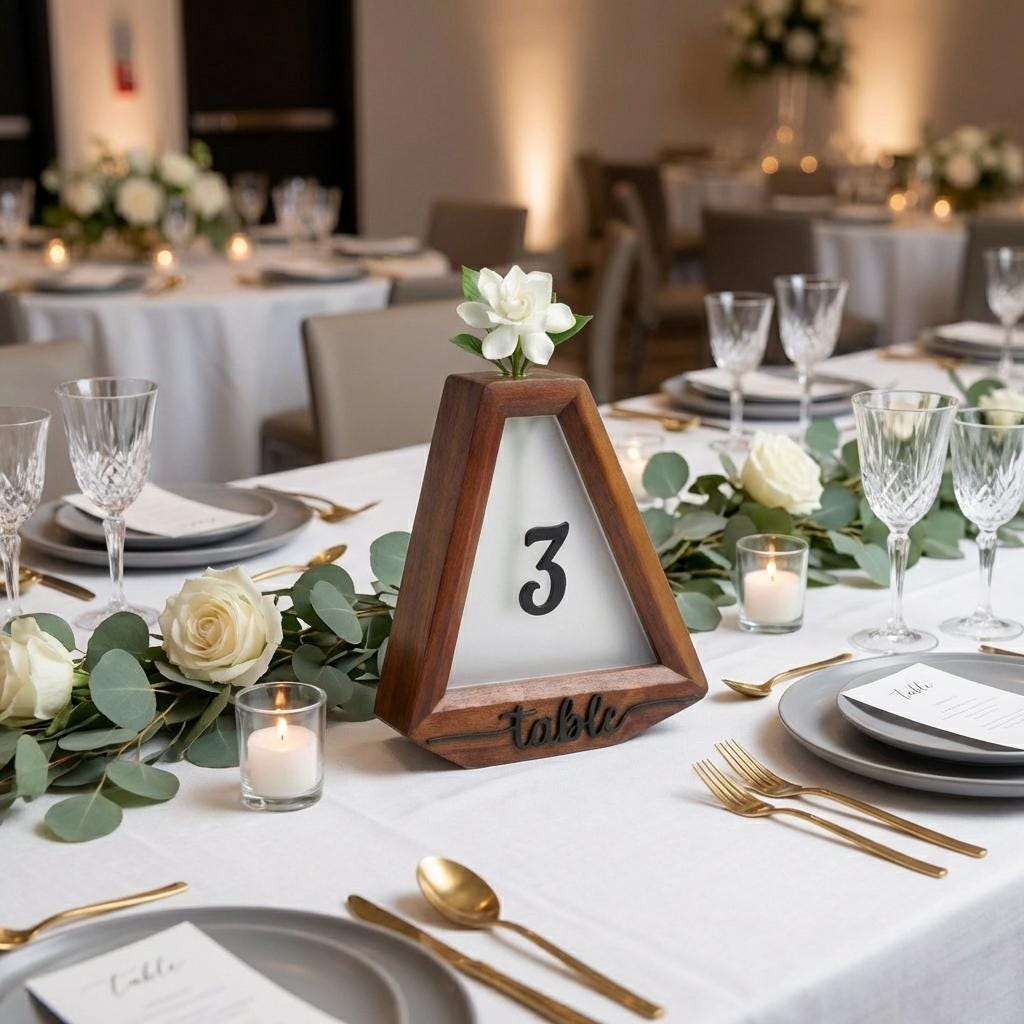 Conference Table Number Sign Desk Marker Office Event Table Display ...