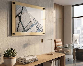 Wall Mounted Floating Photo Frame Modern Picture Display for Art Gallery Wall Decor Home Office Minimalist Frames