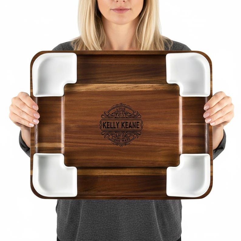 Shanik Acacia Cheese Board and Knife Set - Thumbnail 3