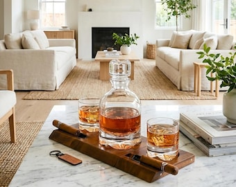 Moving in gift for new condo owner new house present engraved whiskey set custom real estate closing gift personalized first time home buyer