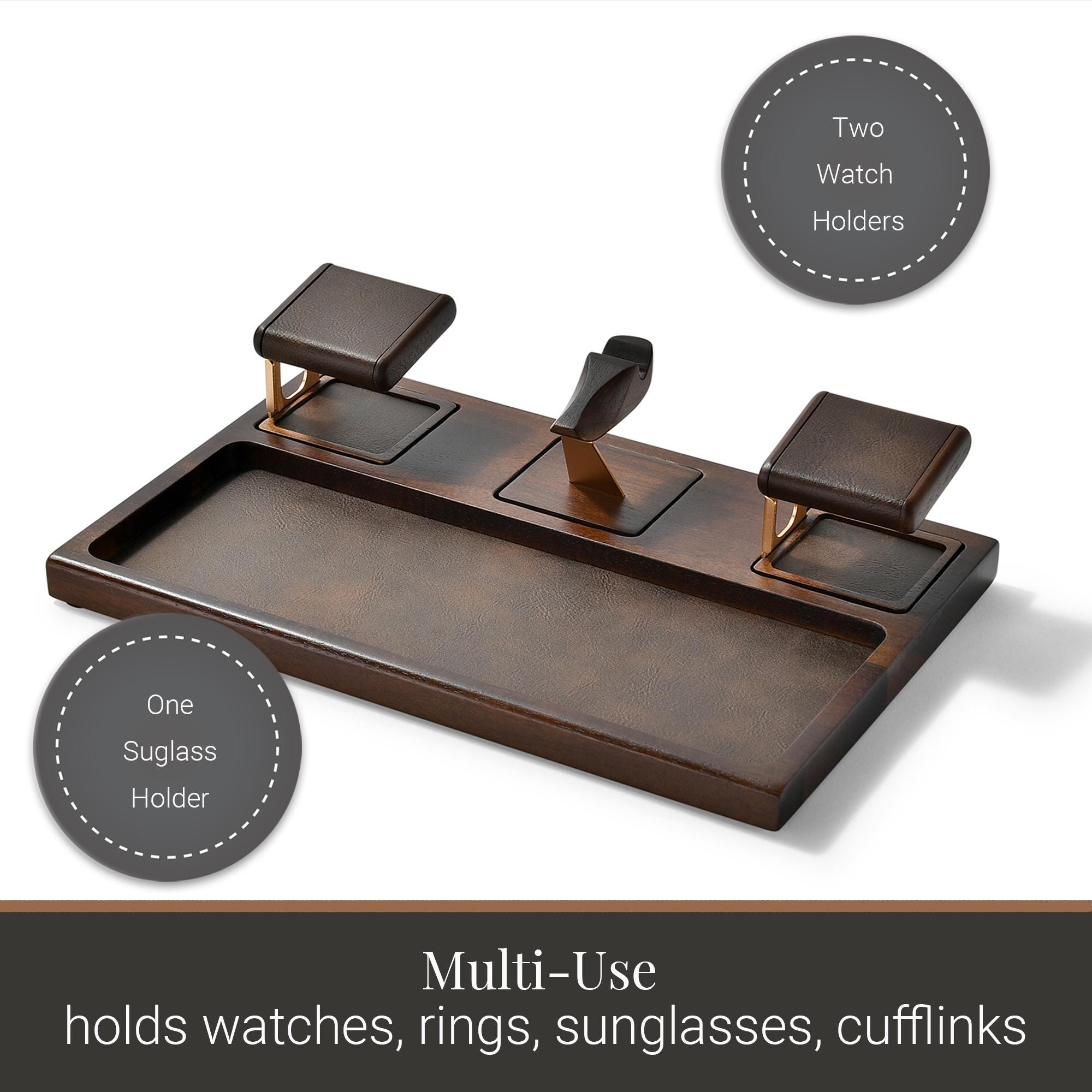 Special Gifts for Him Custom Docking Station for Men Vanity Tray