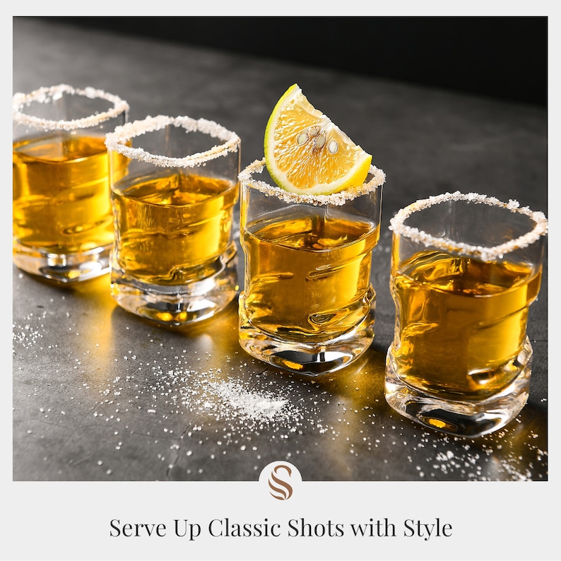 Custom 40th Birthday Tequila Shot Glass Set With Box Etsy