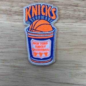 Basket ball iron on patch coffee