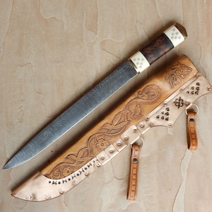 Pattern-welded Seax