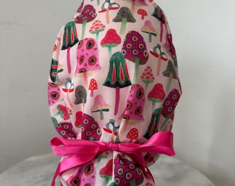 Mushroom Dreams Scrub Cap
