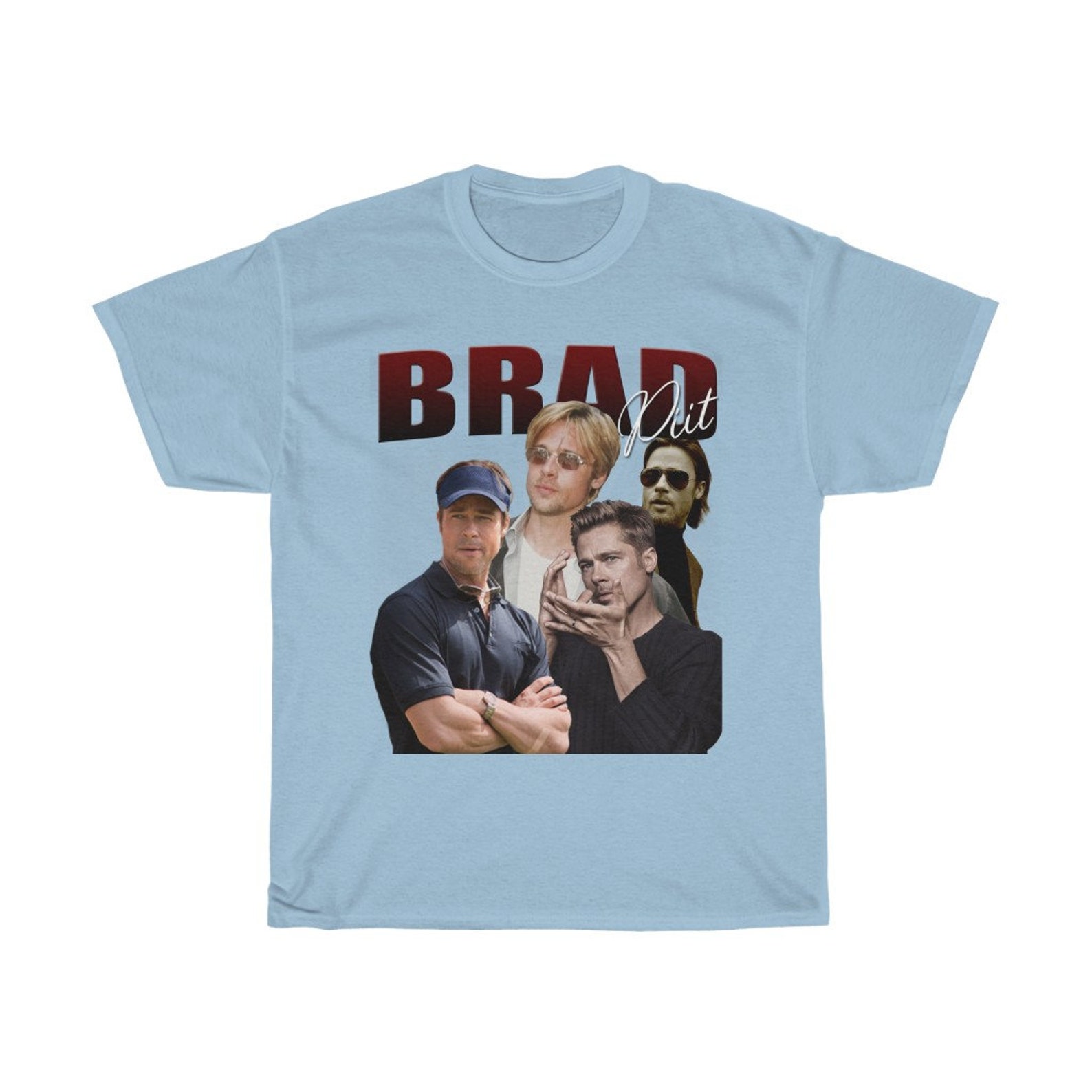 BRAD PITT Brad Pitt Tshirt | Etsy