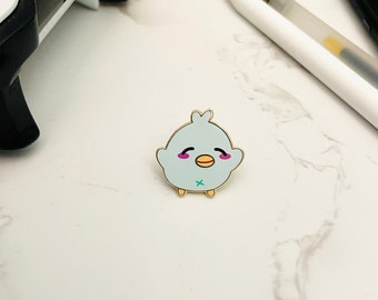 Duck Enamel Pin, Cute Kawaii Ducky, Backpack Pin