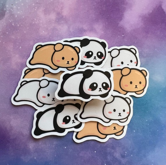 Panda Bear Sticker Set Panda Bear Sticker Set