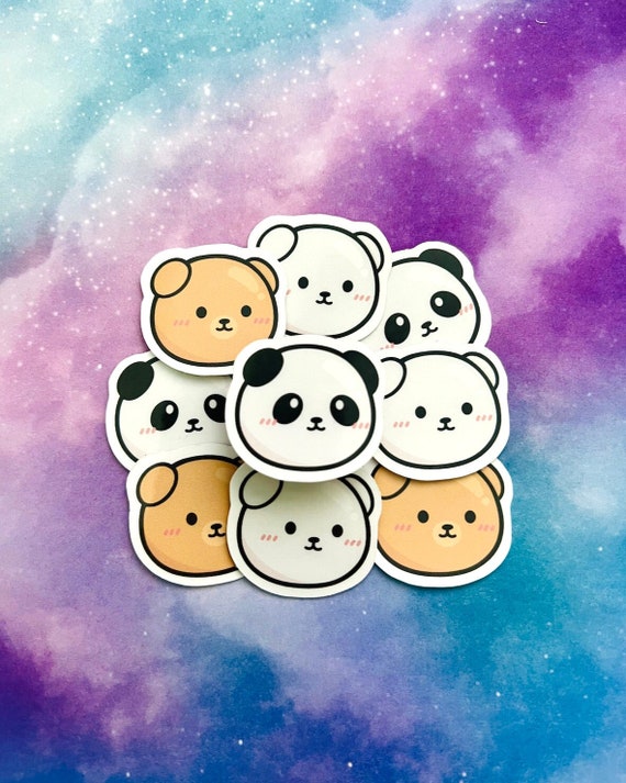 Panda Bear Sticker Set Panda Bear Sticker Set
