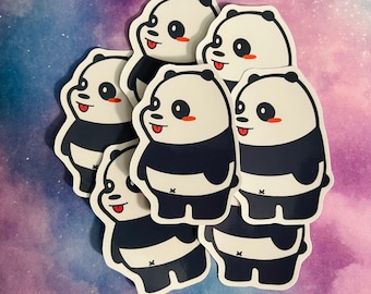 Kawaii Panda Sticker | Chibi Waterproof Vinyl Decal
