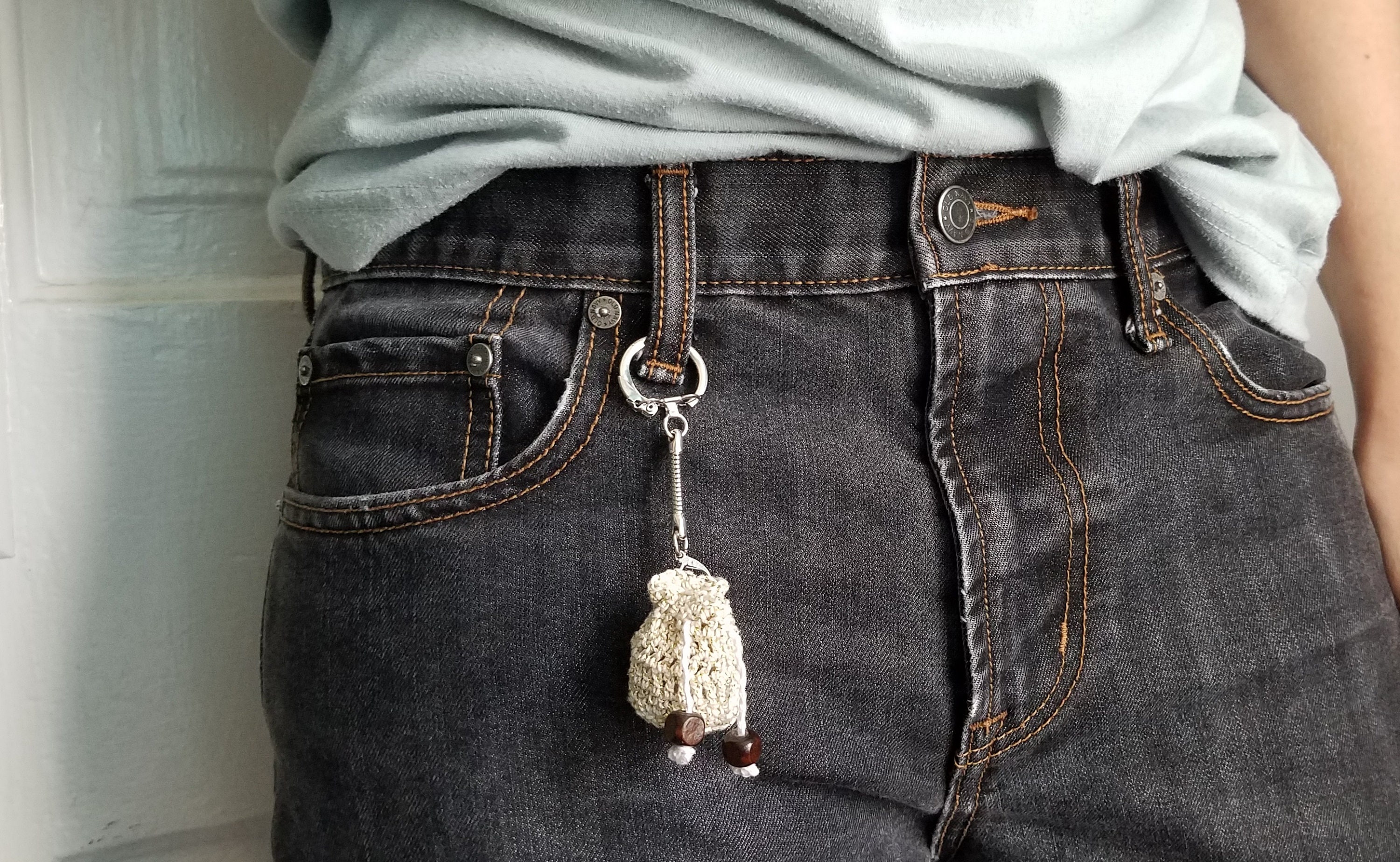 Sh2409 Coin Purse Keychains Zipper Pouch Women Chain Bulk Key