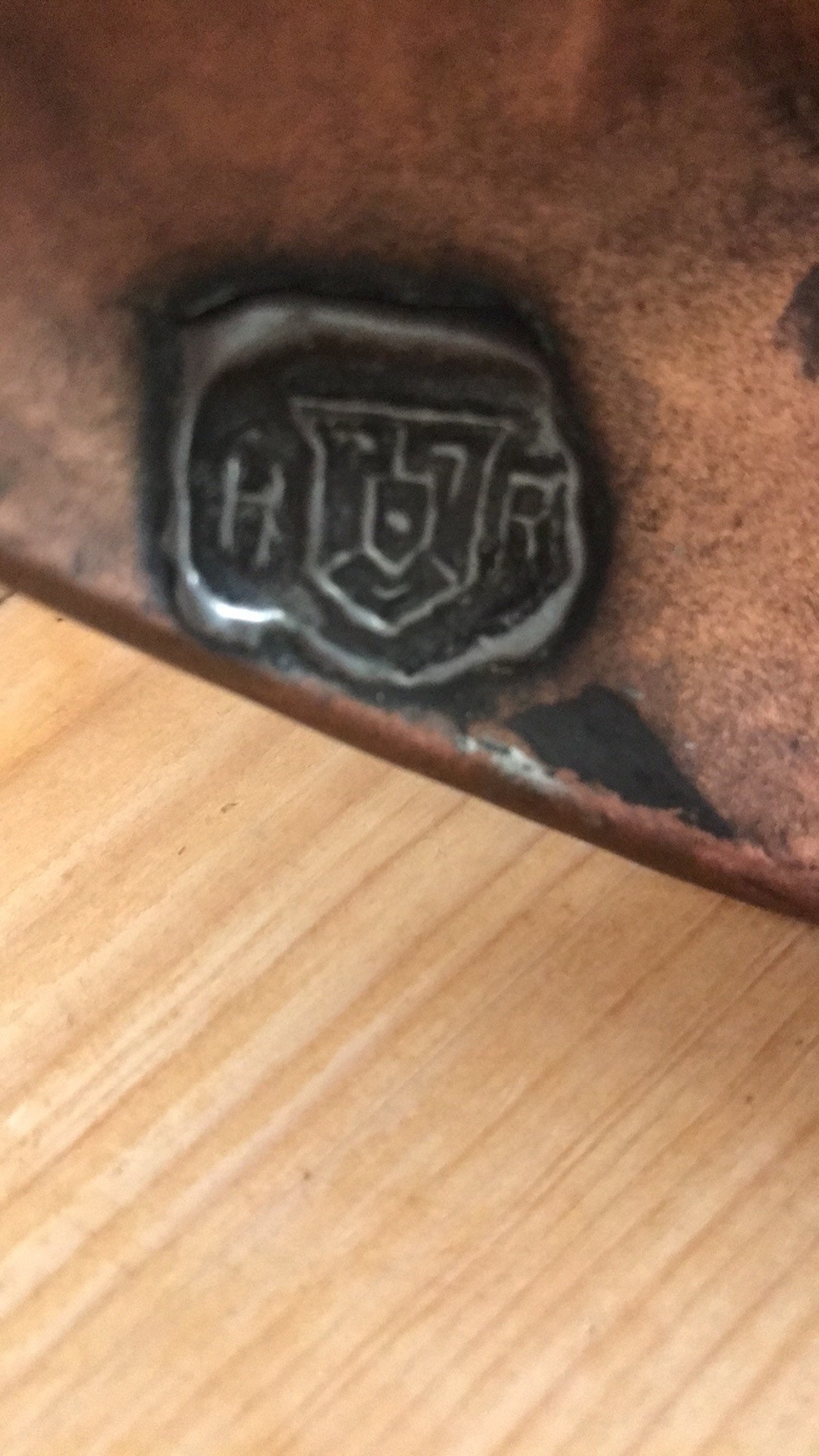 Antique Victorian copper quart jug with HR lead seal Etsy