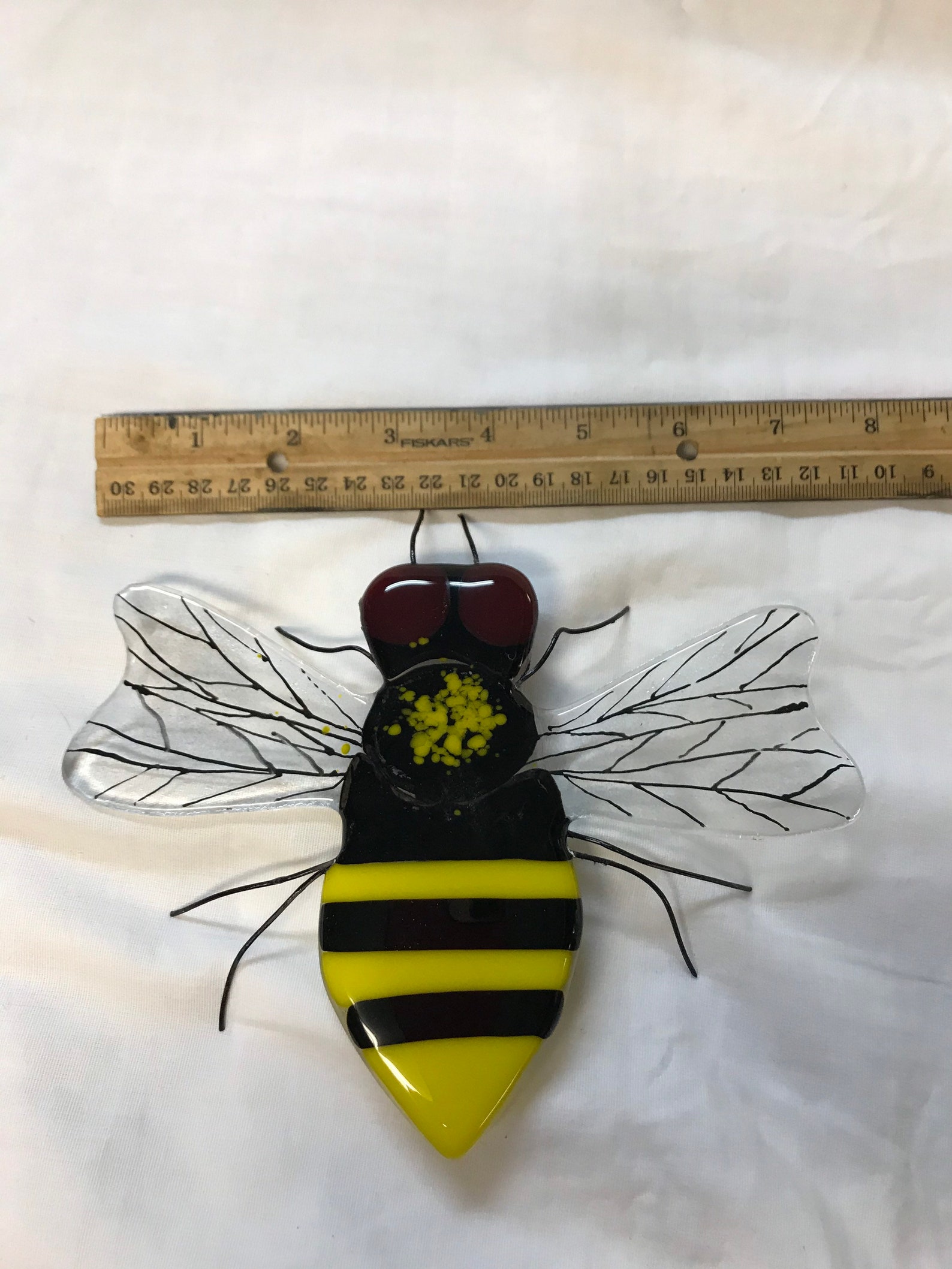 Fused Glass Bee Etsy