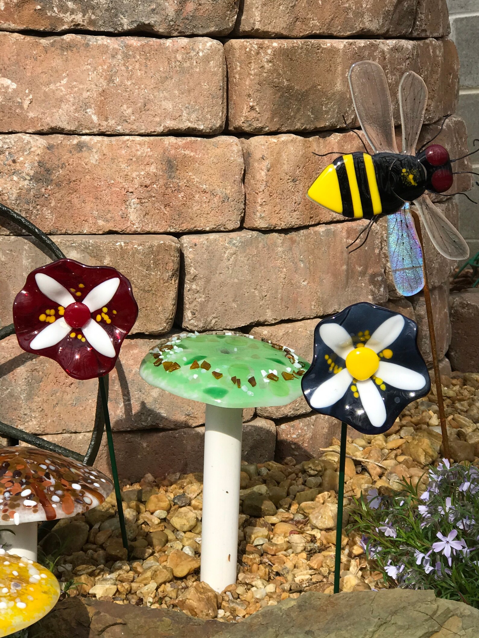 Fused Glass Bee Etsy