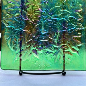 Fused Glass Tree Man