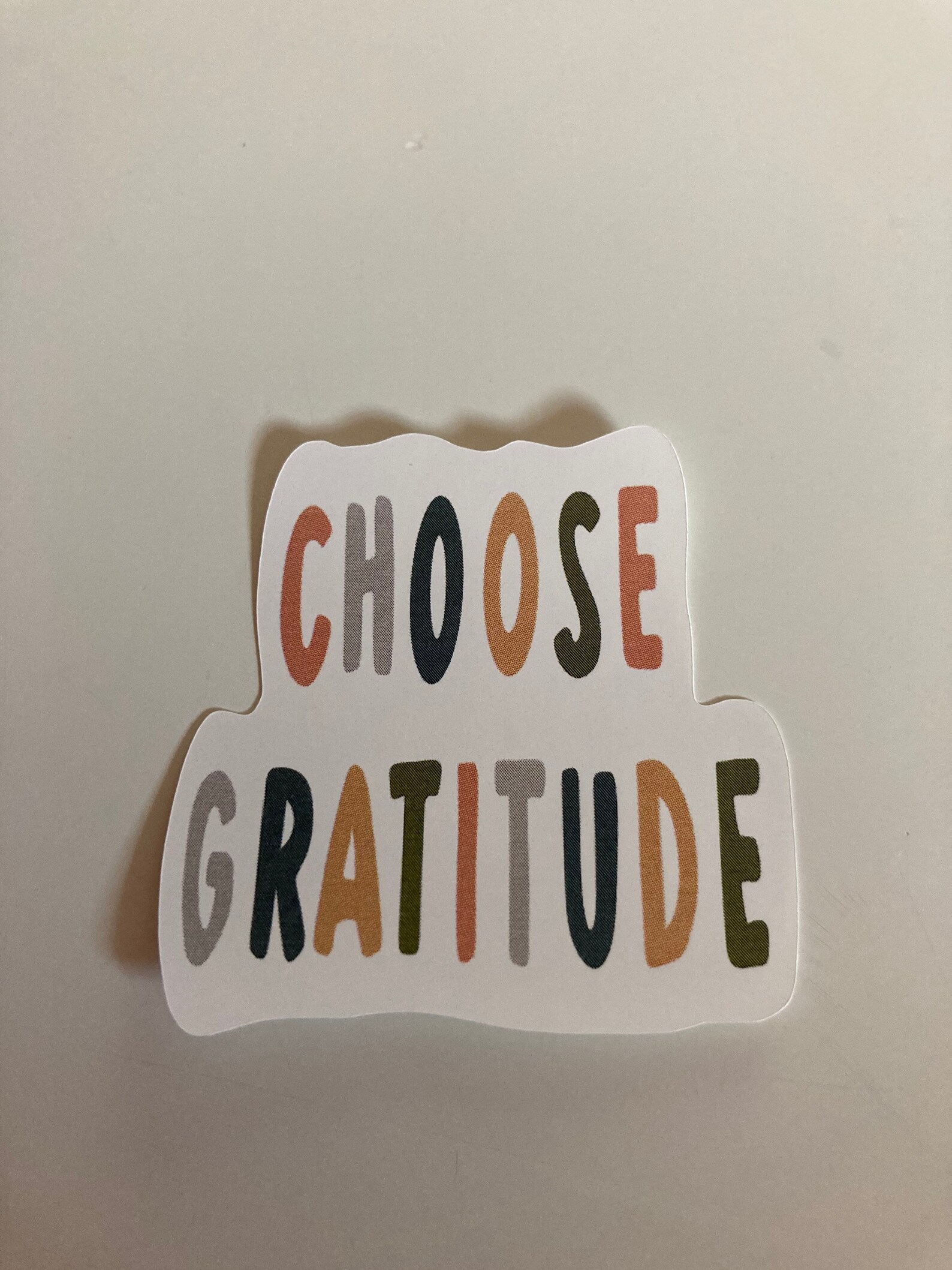 Choose Gratitude Sticker motivational sticker Laptop | Etsy