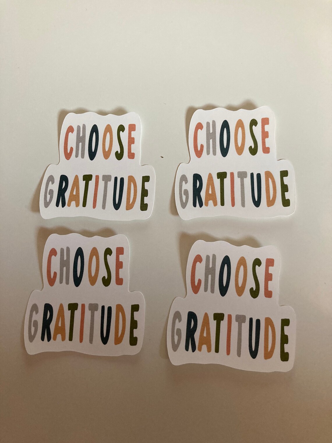Choose Gratitude Sticker motivational sticker Laptop | Etsy
