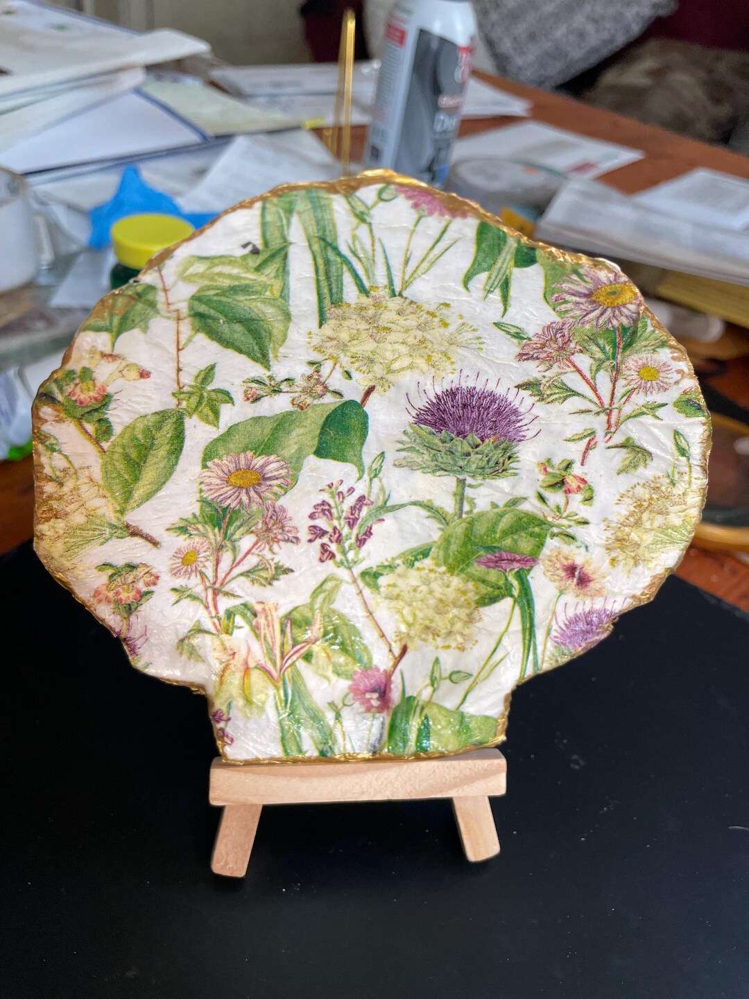 129a Maine Scallop Shell Decoupage - Etsy