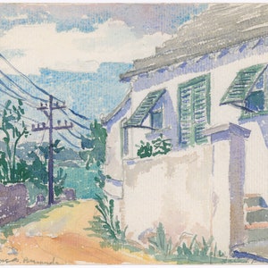 St Georges Bermuda 1935. Sarah W. Brinton. (print)