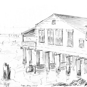 Cape May 1959. Sarah W. Brinton. (print)