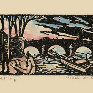 Pont Neuf 1931. Eileen Brinton
