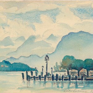 Lake Lucerne 08/31/1931. Sarah W. Brinton. (print)