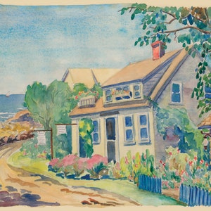 Ogunquit Maine 1937. Sarah W, Brinton (print)