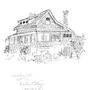 Cape May 1950 Eileen Brinton. (print)