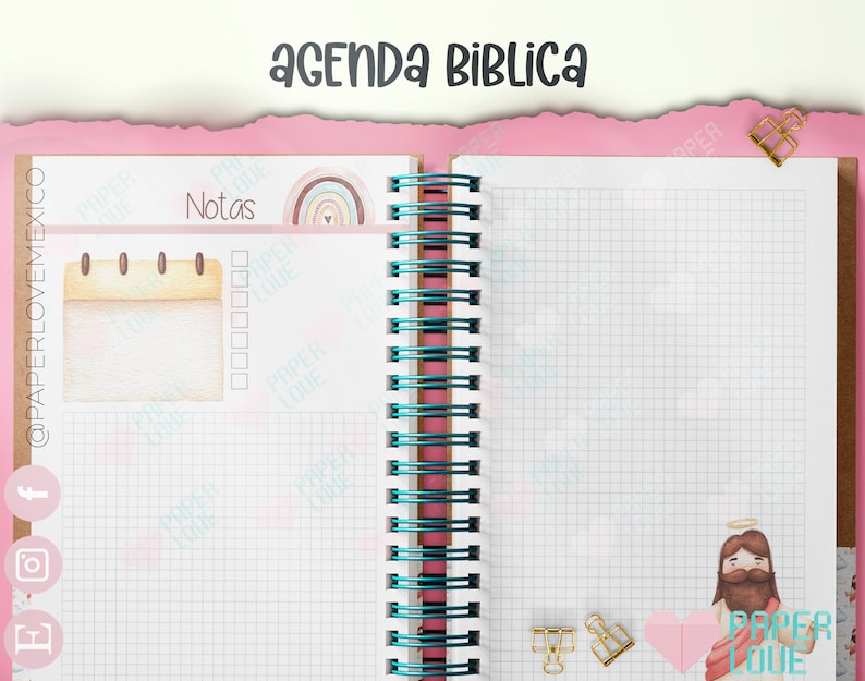 Bible Agenda Any religion Half Letter Size 2024 / PDF / PRINTABLE / DIGITAL / image 5