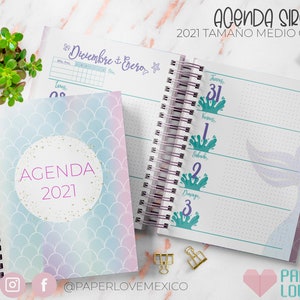 Sirena Agenda Medium Size Office / PDF / IMPRIMIBLE / DIGITAL /