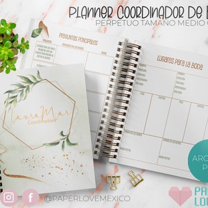 Planner para Coordinador de Boda Tamaño Medio Oficio /  PDF /  IMPRIMIBLE  /  DIGITAL /